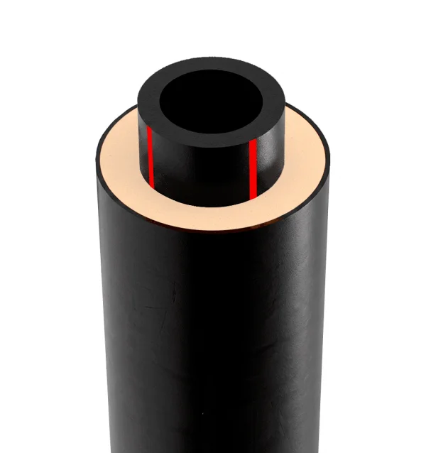 Труба теплоизолированная PERTiX PE-RT тип II в ППУ-ПЭ оболочке d 110 мм, SDR 11, 12 м