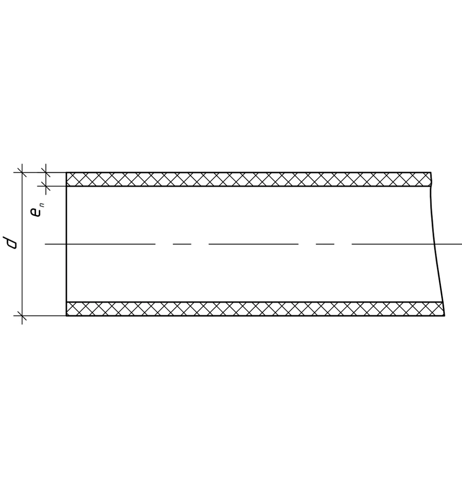 Труба термостойкая PERTiX PE-RT тип II d 200 мм, SDR 9, 12 м